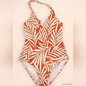 Swim Tropical Print Swimsuit